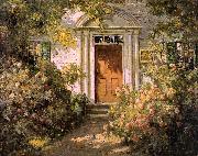 Abbott Fuller Graves Grandmother's Doorway oil painting